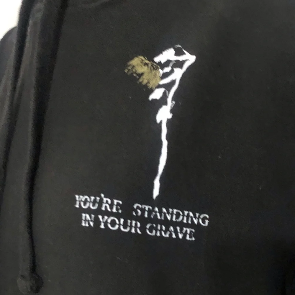 Vintage City Approval ‘Standing In Your Grave’ Black Hoodie